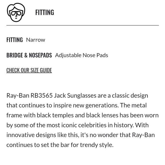 Ray-Ban Jack Sunglasses. Unworn. New in Box. - Picture 3 of 9